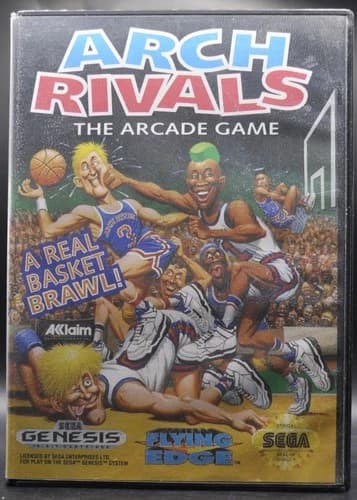 Arch Rivals: The Arcade Game (Sega Genesis) [CIB] - Complete, Excellent Cond