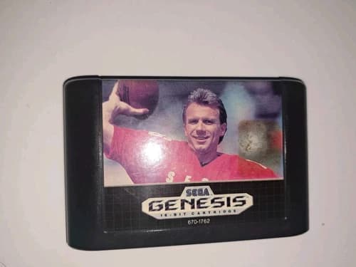 Joe Montana II Sports Talk Football (Sega Genesis, 1991) Cartridge Only