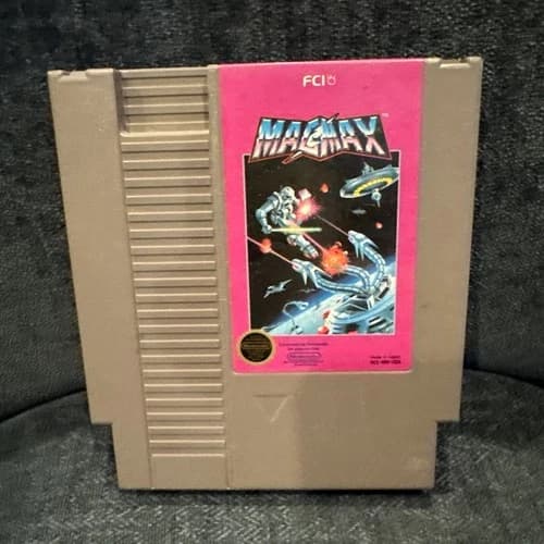 MagMax NES Cartridge - FCI Sci-Fi Shooter Classic! Retro Action Game 🎮