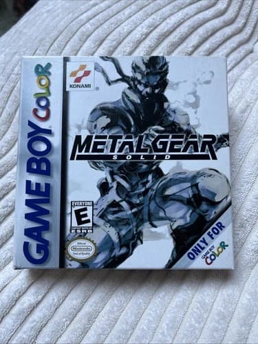 Metal Gear Solid – Game Boy Color – Complete in Box CIB – Authentic – Excellent