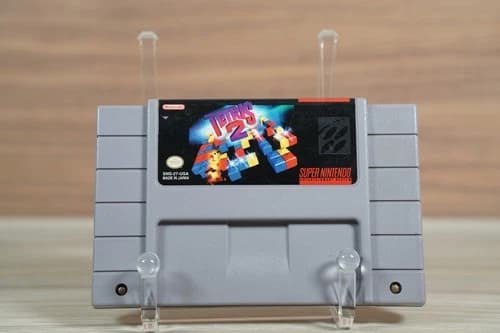 Tetris 2 SNES Authentic, Tested - Super Nintendo