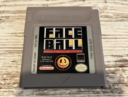 Faceball 2000 - Nintendo GameBoy - Authentic