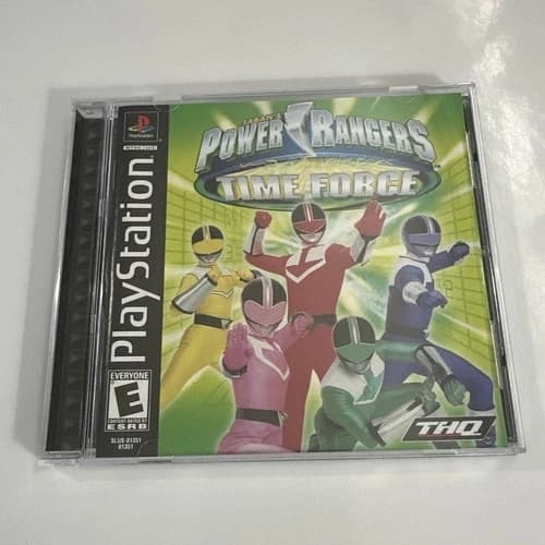 Power Rangers: Time Force (Sony Playstation 1, PS1) Complete CIB - Tested