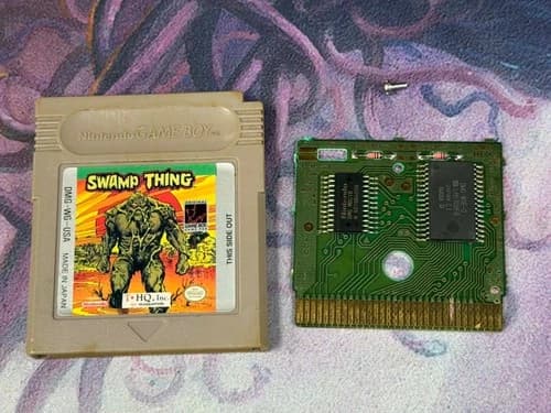 AUTHENTIC Nintendo Game Boy Swamp Thing TESTED AND WORKING