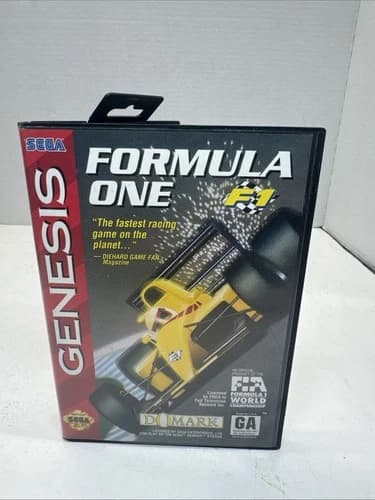 Formula One (Sega Genesis, 1993) CIB Complete