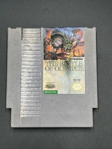 The Battle of Olympus for NES Cartridge Only Tested Working