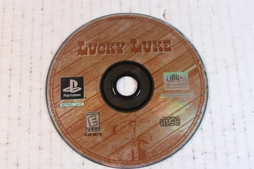 Lucky Luke (Sony PlayStation 1, 1998, PS1) Authentic, disc only, tested/works
