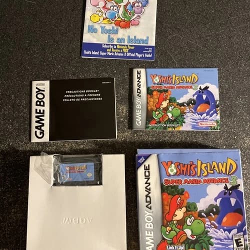 Yoshi's Island: Super Mario Advance 3 (Nintendo Game Boy Advance, 2002) CIB