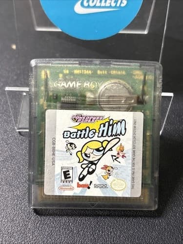 The Powerpuff Girls Battle Him Nintendo Gameboy Color Game Cart Only Tested