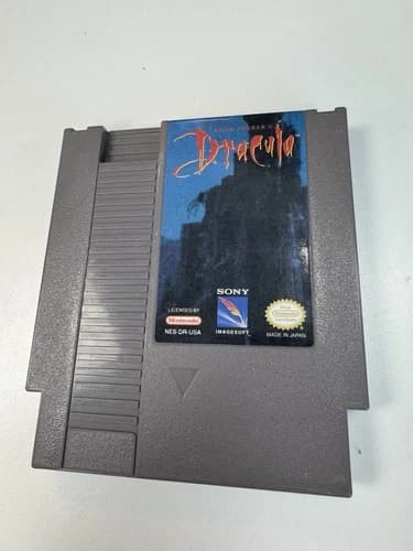 Bram Stokers Dracula NES Cart Nintendo Entertainment