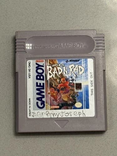 Skate or Die: Bad 'N Rad (Nintendo Game Boy, 1990) Authentic Cartridge TESTED