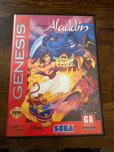 Disney's Aladdin (Sega Genesis, 1993) CIB complete