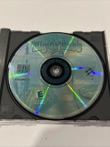 Big Ol' Bass 2 (Sony PlayStation 1, 2000) Tested And Working