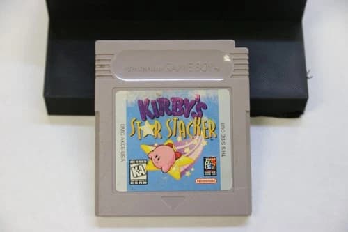 Kirby's Star Stacker Game Boy Original Nintendo GB Authentic