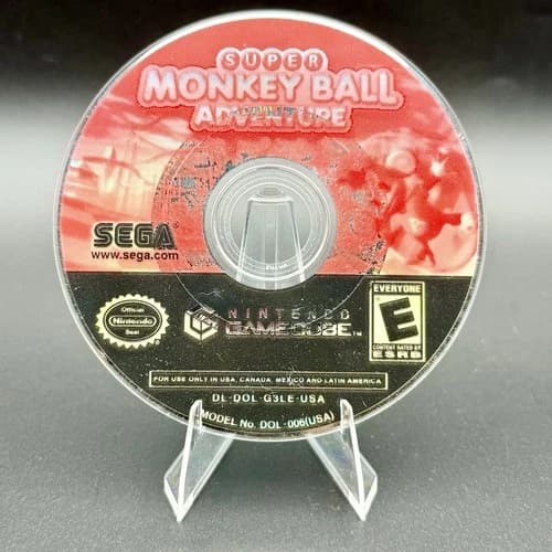 Super Monkey Ball Adventure (Nintendo GameCube GC) - Disc Only NO TRACKING
