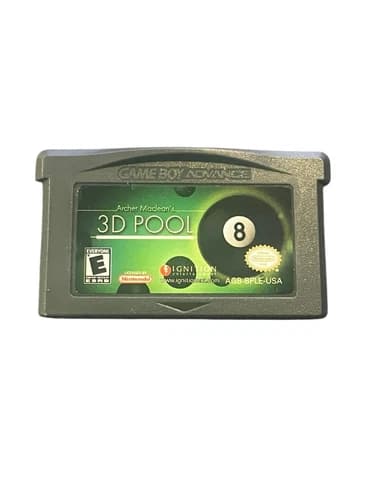 Archer MacLean's 3D Pool (Nintendo Game Boy Advance, 2004) Tested