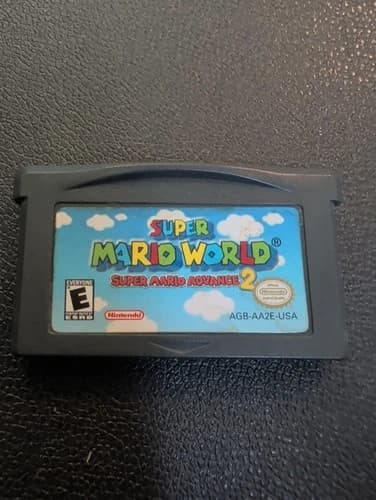 Super Mario World Super Mario Advance 2 Nintendo GBA Game Boy Advance