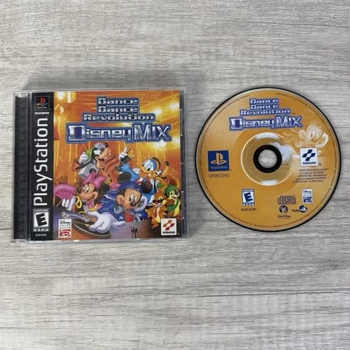 Dance Dance Revolution: Disney Mix (Sony PlayStation 1) PS1 Complete Game