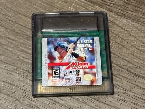 All-Star Baseball 2001 Nintendo Game Boy Color Cleaned & Tested Authentic