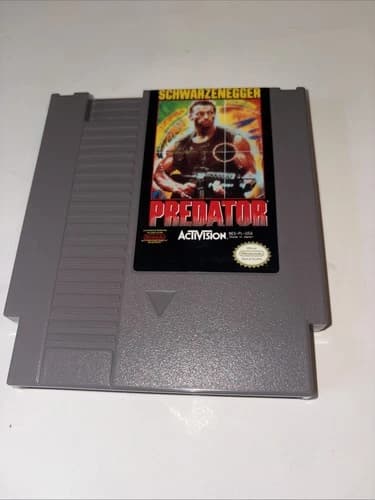 Predator (Nintendo Entertainment System, 1989) NES Game, Nice Condition Tested
