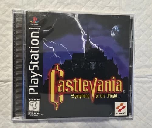 Castlevania: Symphony of the Night Sony PlayStation 1 PS1 Black Label Complete