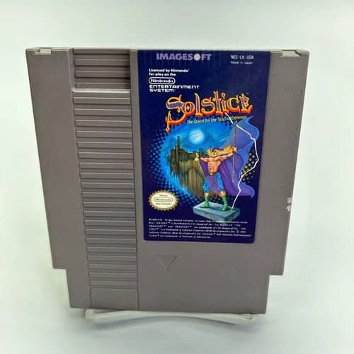 Solstice The Quest for the Staff of Demnos NES Video Game Classic Game Only