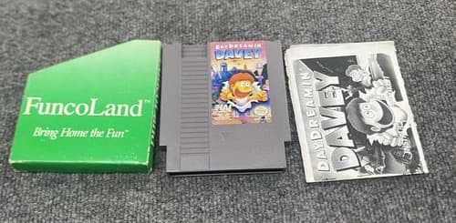 Davey Day Dreamin Nintendo Game (NES) Tested Working