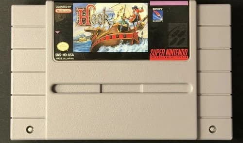 Super Nintendo Hook SNES Cartridge Only. Authentic & Tested