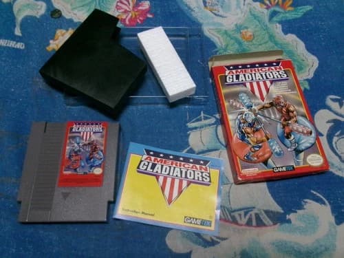 #705 Nes Nintendo American Gladiators Complete Tested