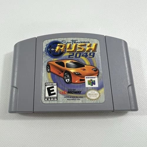 B6 San Francisco Rush 2049 Nintendo 64 2000 Authentic N64 Cartridge Only Tested