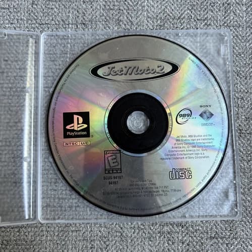 Jet Moto 2 (PlayStation 1, 1997) PS1 - Disc Only, Tested