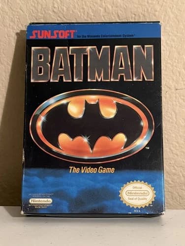 Batman: The Video Game NES Nintendo Complete in Box CIB