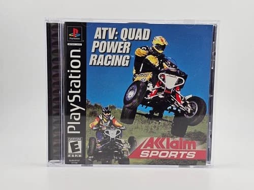 Sony Playstation 1 PS1 ATV Quad Power Racing CIB Cleaned & Tested