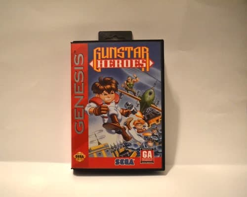 Treasure Gunstar Heroes Sega Genesis - CIB - Very Good+ Condition