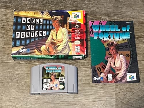 Wheel of Fortune Nintendo 64 N64 Complete CIB Authentic