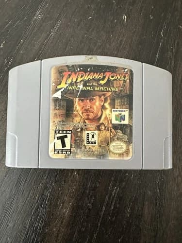Nintendo 64 N64 Game Only Indiana Jones And The Infernal Machine
