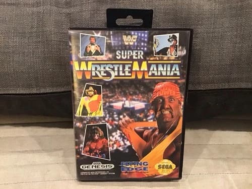 WWF Super WrestleMania (Sega Genesis, 1992) Authentic Complete Tested