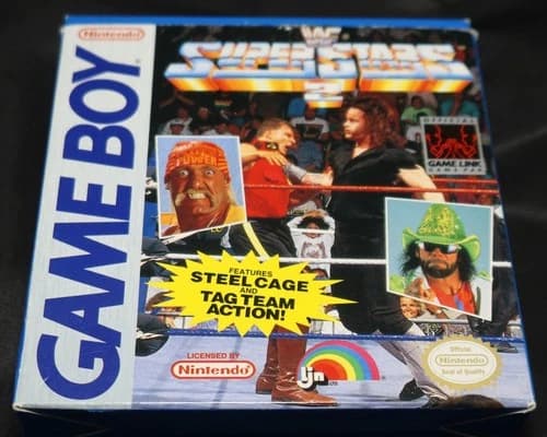 WWF Superstars 2 (Nintendo Game Boy, 1992) ~ CIB Working