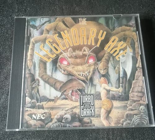 The Legendary Axe (TurboGrafx-16, 1989) TG16 CIB Complete w/ Manual Tested