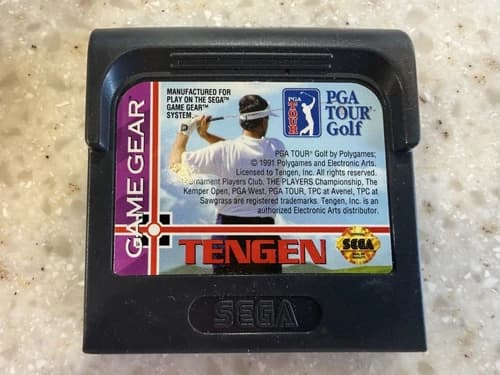 PGA TOUR GOLF SEGA GAME GEAR CARTRIDGE WORKS WELL NES HQ