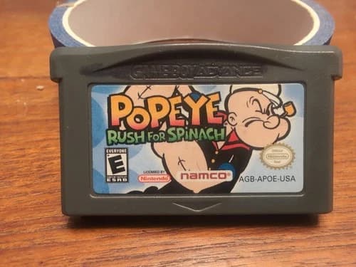 Popeye Rush for Spinach - by Atari for NINTENDO Gameboy Advance GBA - Tested!