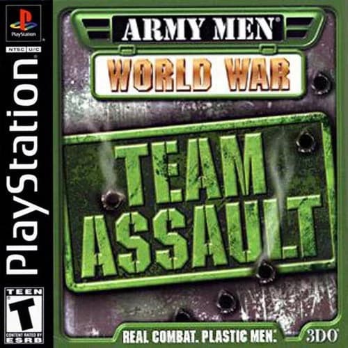 Army Men World War Team Assault - PS1 PlayStation Game