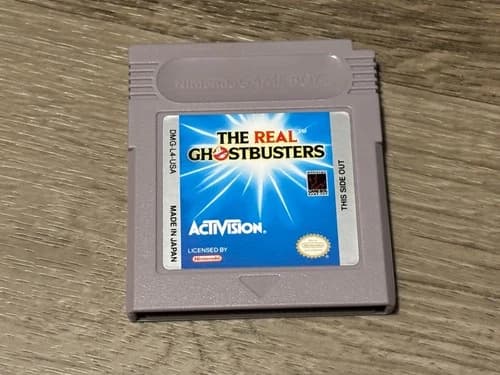 The Real Ghostbusters Nintendo Game Boy Cleaned & Tested Authentic