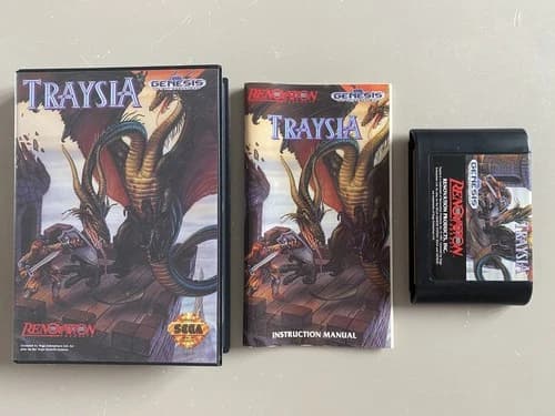 Traysia, Sega Genesis Megadrive, NTSC Complete