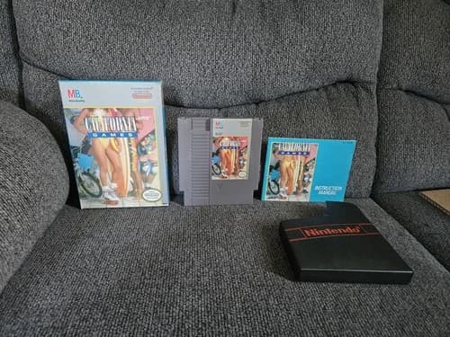 California Games NES Cartridge CIB (Tested & Authentic)