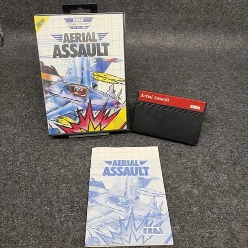 Aerial Assault (Sega Master System) - Authentic CIB Great Condition