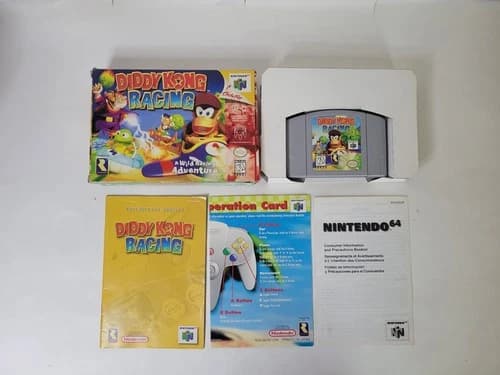 Diddy Kong Racing ( N64 Nintendo 64, 1997 ) - CIB Complete – Tested