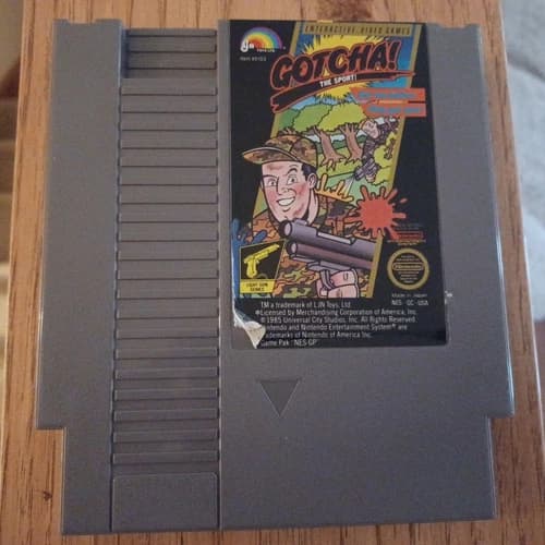 Gotcha! The Sport! Nes 1987 Nintendo Cart Only Tested Authentic 1 Day Ship