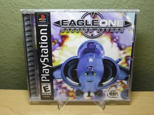 Eagle One: Harrier Attack (Sony PlayStation 1, 2000) PS1 Black Label