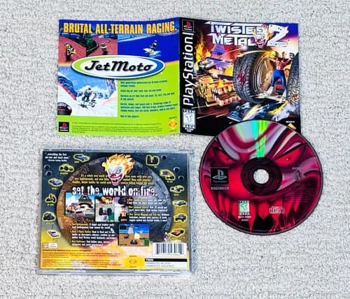 Twisted Metal 2 - Complete (PlayStation 1, PS1) CIB - Tested - Black Label